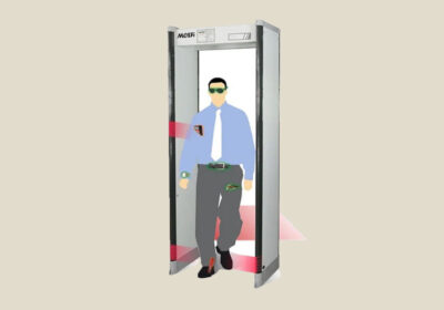 Sensitive 18 Zone Door Frame Metal Detector